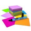 Show-me Magnet-Notes 60 75x75mm Assorted Colours - Pack 60