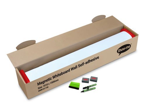 Show-me Magnetic Whiteboard Wall Kit 1.5m x 1010mm