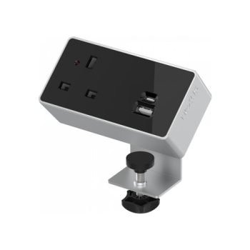 Desktop Power Module 1x 240v UK Socket 30W USB-C 27W USB-A Black - NEB2-K