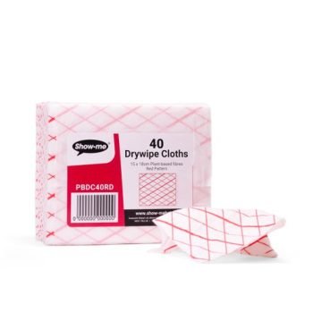 Show-me Plant Based Drywipe Cloths Small 150x180mm - Pack 40