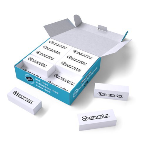 Classmaster Pencil Erasers Large 60x20x16mm - Pack 20