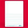 Show-me A4 Whiteboards Picture Story and Plain - Pack 10