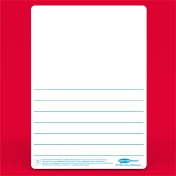 Show-me A4 Whiteboards Picture Story and Plain - Pack 10