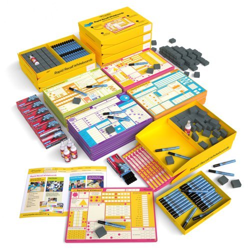 Propeller Years 3-6 Rapid Recall A3 Whiteboards Bulk Pack - 60 Sets
