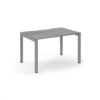 Connex single desk 1200mm x 800mm silver frame grey oak top - SCO128-S-GO