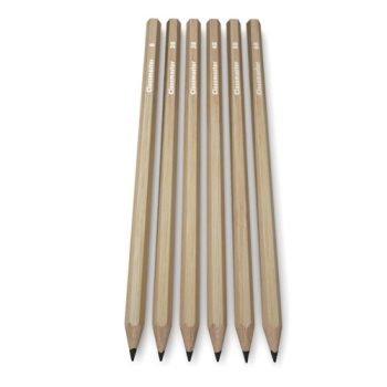 Classmaster Graphite Sketching Pencils 6 Grades B 2B 3B 4B 5B 6B - Pack 6