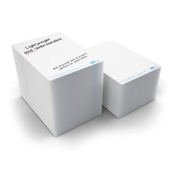 Show-me A4 Whiteboards Plain and Plain Pack 100