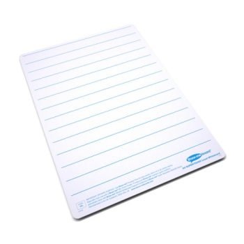 Show-me Supertough A4 Whiteboards Lined and Plain - Pack 10