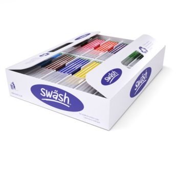 Swash Komfigrip Fine Tip Colouring Pens Assorted Colours Classpack - Box 300