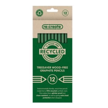 Re:create Treesaver Recycled Graphite Pencils HB - Pack 12