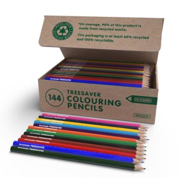 Re:create Treesaver Recycled Colouring Pencils Assorted Classpack - Box 144