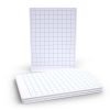 Basics A4 Whiteboards Gridded and Plain 30 Lapboards - Economy Pack