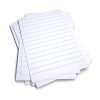 Basics A4 Whiteboards Lined and Plain 10 Lapboards - Economy Pack