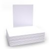 Basics A4 Whiteboards Plain 100 Lapboards - Economy Pack