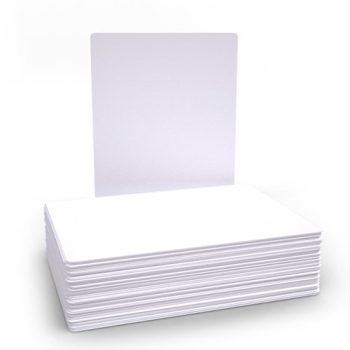 Basics A4 Whiteboards Plain 100 Lapboards - Economy Pack