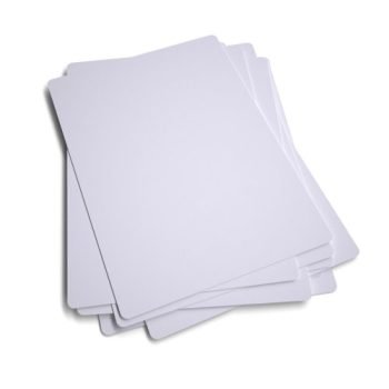 Basics A4 Whiteboards Plain 10 Lapboards - Economy Pack