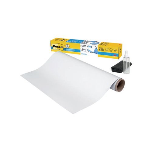 Post-it Easy Erase Whiteboard Roll 121.9cm x 242cm White 7100299521