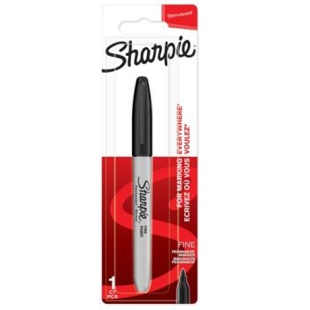 Sharpie Permanent Fine Marker Black 1985857 - Each