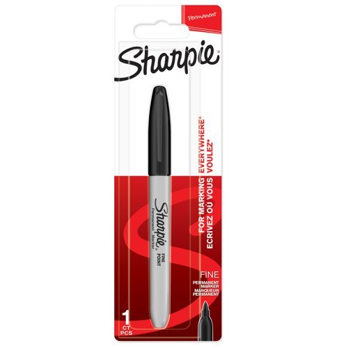 Sharpie Permanent Fine Marker Black 1985857 - Each