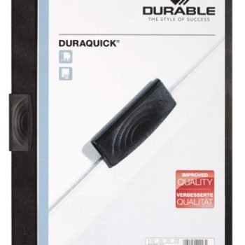 Durable DuraQuick A4 Clip Folders Black 227001 - Pack 20