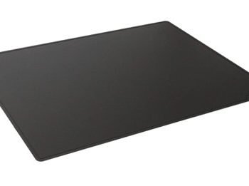 Durable Desk Mat Non-Slip With Contoured Edges PP 53x40cm Black 713201