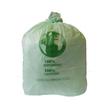 Compostable Refuse Waste Sack Liners 90 Litres - Pack 200 - Fusion Office UK