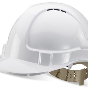 Safety Helmet Vented White (Pack 1) - BBVSHW