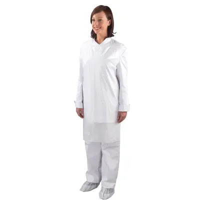 Disposable Aprons On A Roll Standard Length 69x107cm White A2W/R - Pack 1000