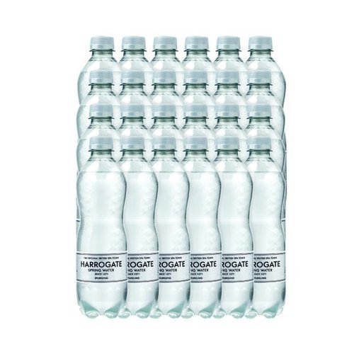 Harrogate Spring Water Sparkling 500ml PET P500242C - Pack 24