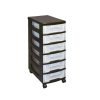 Really Useful Storage Tower 6x7 Litre Drawers Black Frame