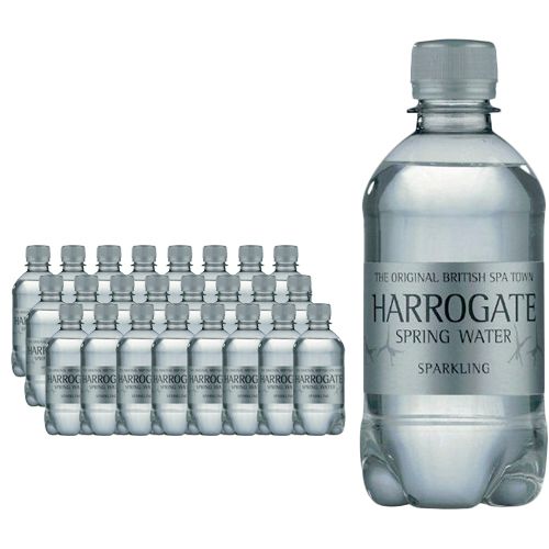 Harrogate Spring Water Sparkling 330ml PET P330302C - Pack 30
