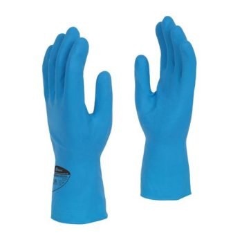Shield Latex Rubber Household Gloves Medium Blue - Pair