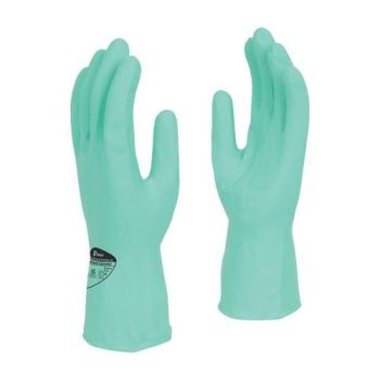 Shield Latex Rubber Household Gloves Medium Green - Pair