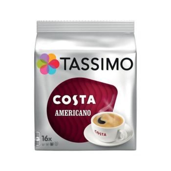 Tassimo Costa Americano Coffee Capsules - Pack 16