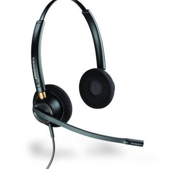 HP Poly EncorePro HW520 Wired Quick Disconnect Noise-Cancelling Monaural Headset 783P7AA#ABB