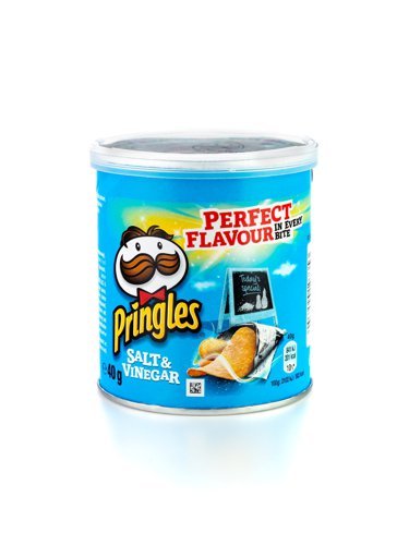 Pringles Salt and Vinegar Flavour 40g Tubes - Pack 12