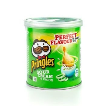 Pringles Sour Cream Flavour 40g Tubes - Pack 12