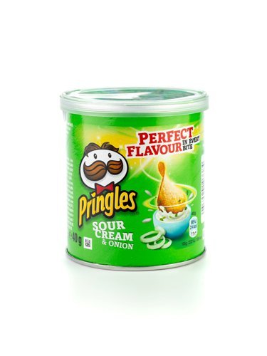 Pringles Sour Cream Flavour 40g Tubes - Pack 12