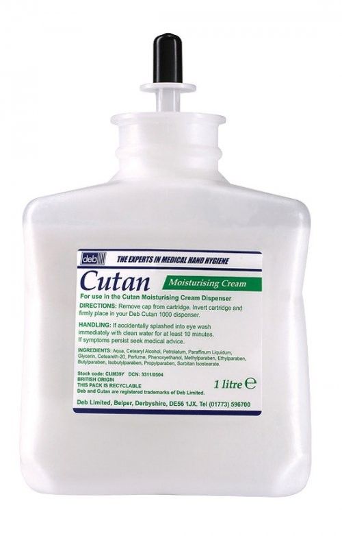 Deb Cutan Moisturising Cream 1 Litre Cartridge - CUM39Y