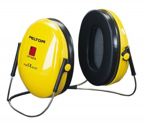 3M Peltor Optime 1 Neckband Ear Defenders Yellow H510B - Each