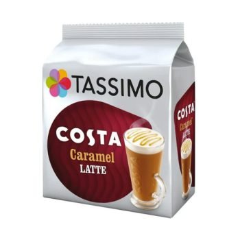 Tassimo Costa Caramel Latte Coffee Capsules - Pack 8