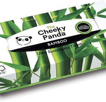 Cheeky Panda Sustainable Bamboo Facial Tissues 80 Sheets - Pack 12