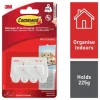 3M Command Mini Micro Hooks With Adhesive Strips White 7100117609 - Pack 3