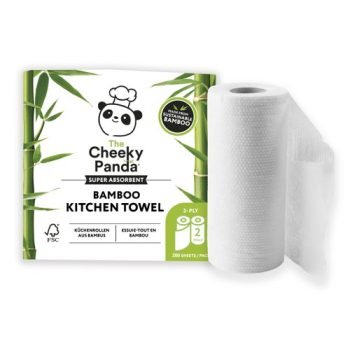 Cheeky Panda Bamboo Kitchen Towel Rolls Plastic Free - Pack 10