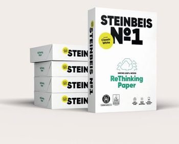 Steinbeis Recycled No.1 Paper A4 Off-White 80gsm Box - 5 Reams