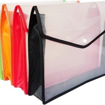 SECO Expandable Popper Wallets Foolscap Assorted Colours EPW-AST - Pack 4