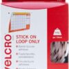 Velcro Stick On Coins Loop Only 19mm White 7183 - Pack 125