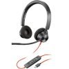 HP Poly Blackwire 3320 Stereo USB-C Wired Headset with USB-C to USB-A Adapter 8X219AA
