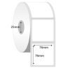 Direct Thermal Labels 76x76mm 25mm core 750 Labels per Roll - Pack 20