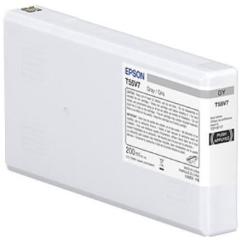 Epson T55W700 Grey Inkjet Cartridge 200ml